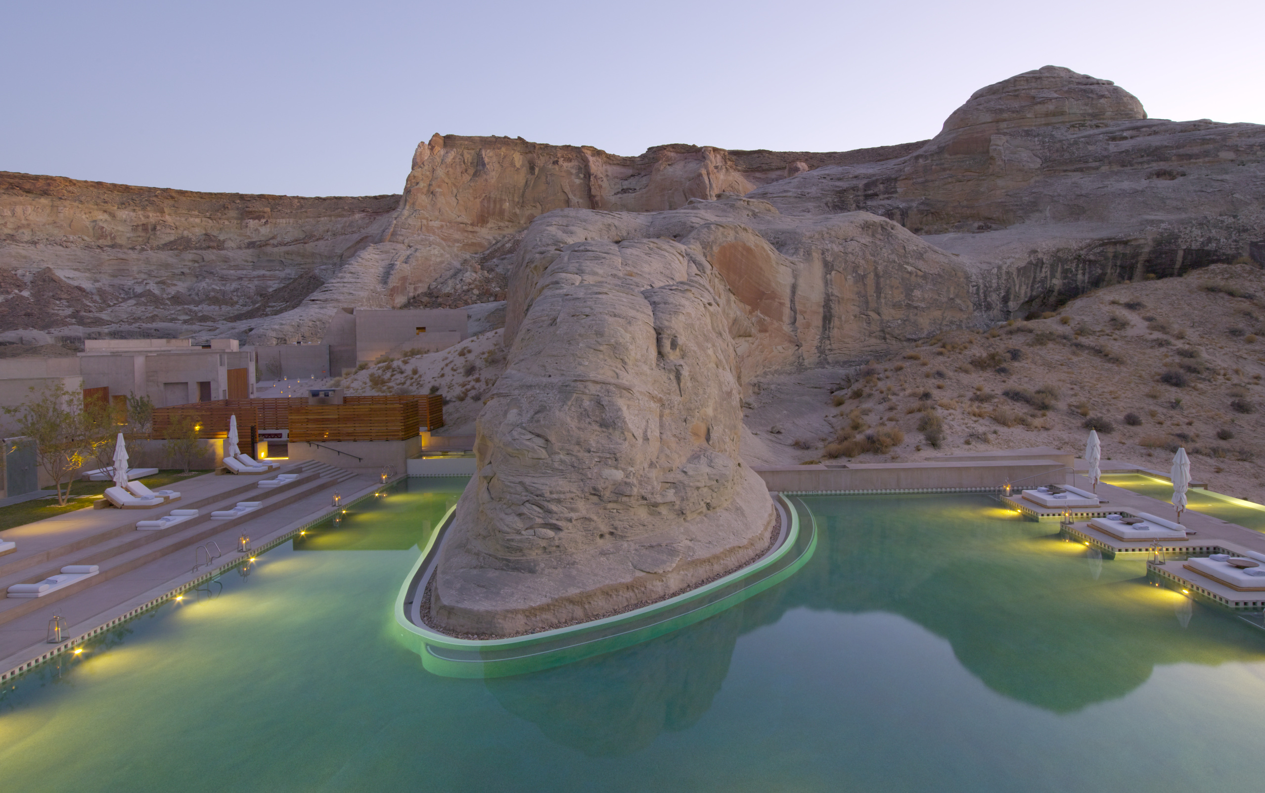 Swimming Pool Dusk